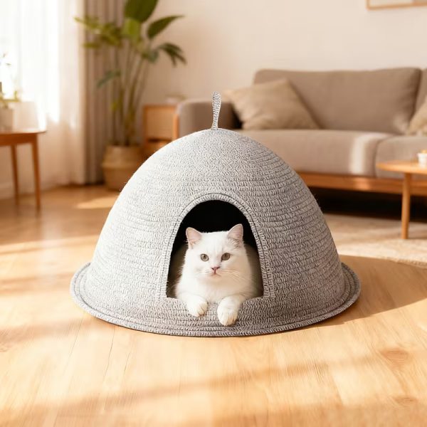 mongolian yurt cat house 15