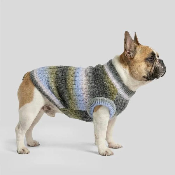 soft warm thick knitted dog sweater 17