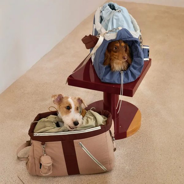 vintage breezy outdoor waterproof large capacity travel pet carrier bag 19