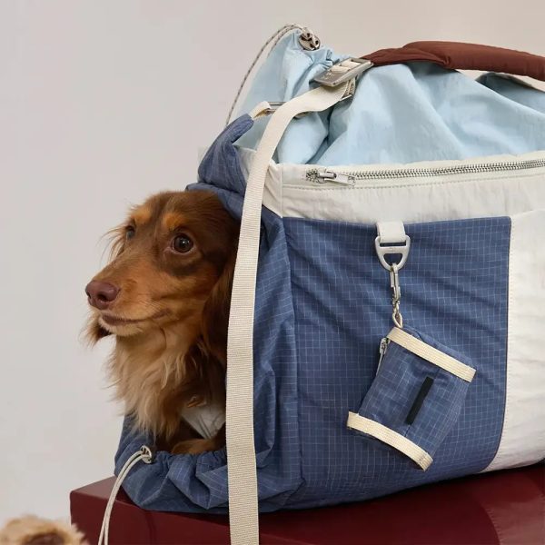 vintage breezy outdoor waterproof large capacity travel pet carrier bag 22