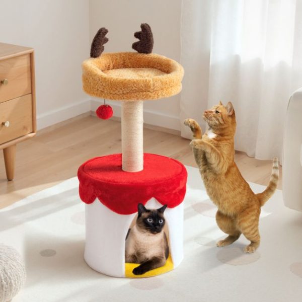 whimsical christmas cat tree 13