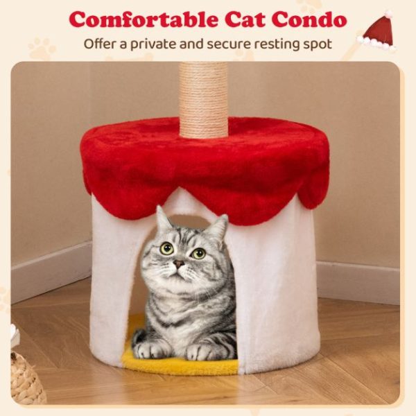 whimsical christmas cat tree 17