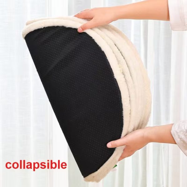 winter soft plush cozy cave cat house 19