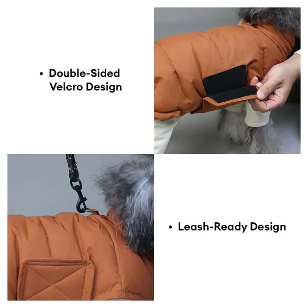 duck down filled winter dog vest 14