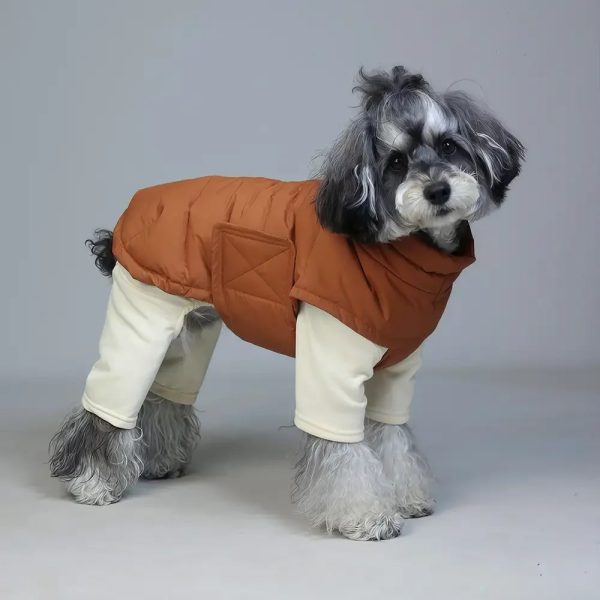 duck down filled winter dog vest 18