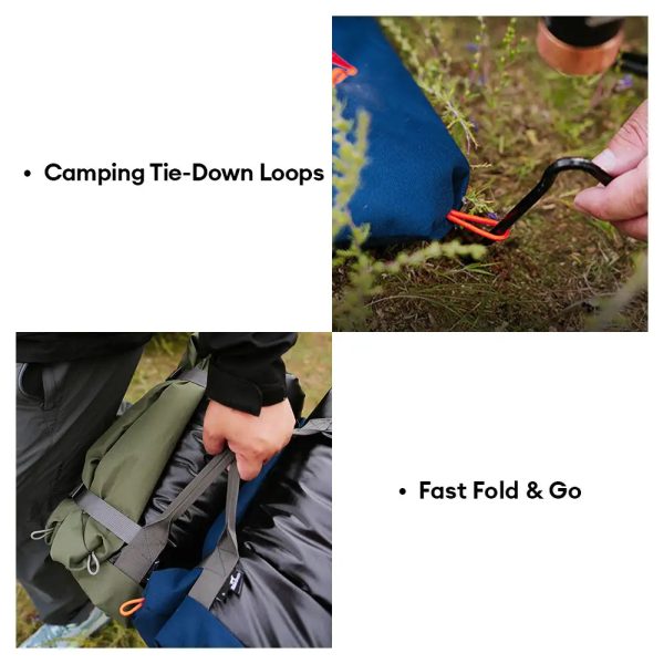 outdoor campsite moisture proof & waterproof portable dog bed 18
