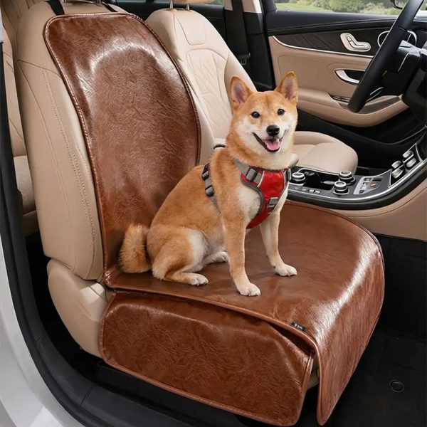 pet friendly faux leather car seat mask 12