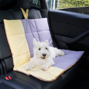 portable foldable double sided water repellent dog mat 11