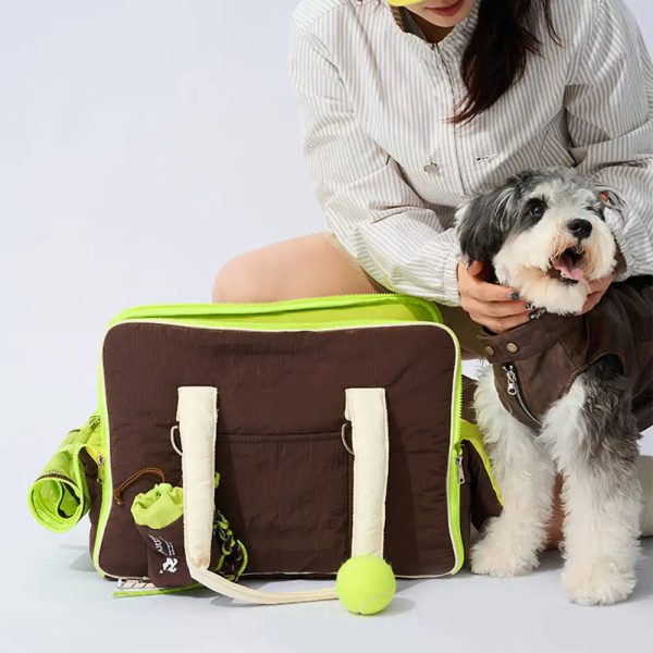 urban commuter color block multi functional pet carrier bag 13