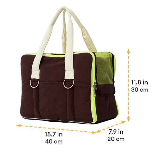 urban commuter color block multi functional pet carrier bag 20