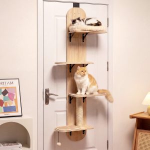 4 level wooden door hanging cat climber 11 4 level wooden door hanging cat climber 11