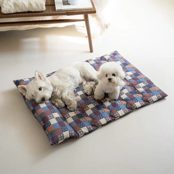 all season breathable double sided neck support pillow dog bed 16