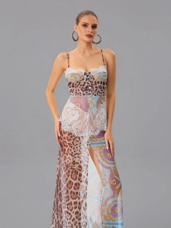 farhod spaghetti leopard lace maxi dress 13