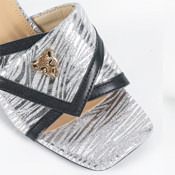 fashion leopard head decoration women's sandals 20