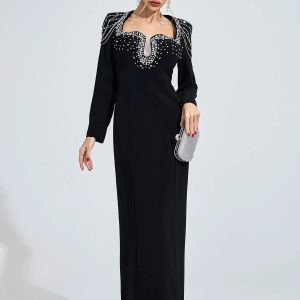 liora black diamond maxi dress 11 liora black diamond maxi dress 11