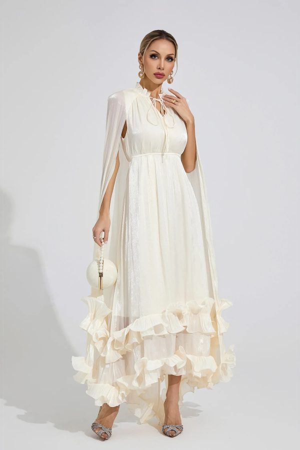 mali white ruffle maxi dress 12