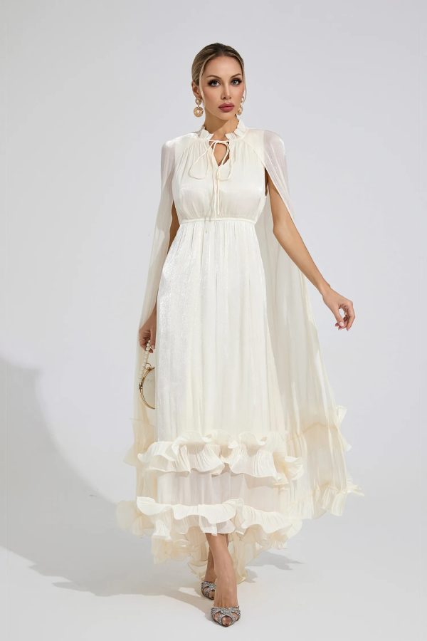 mali white ruffle maxi dress 13