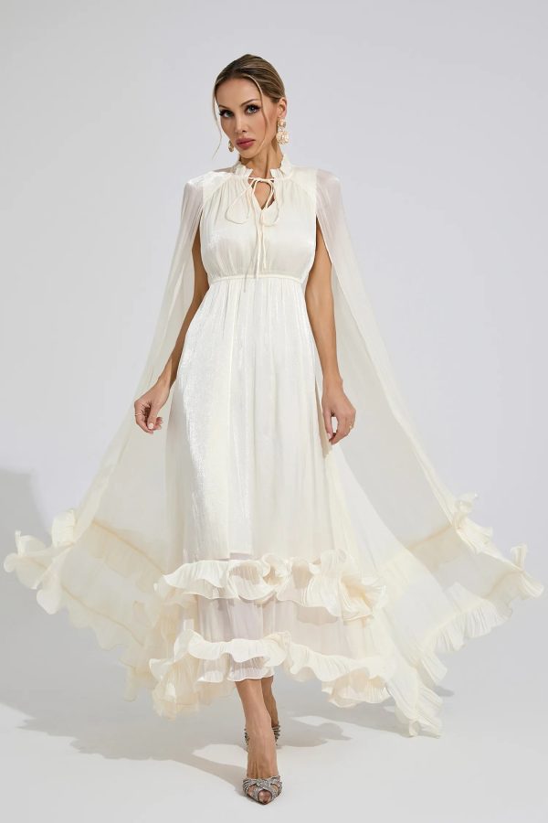 mali white ruffle maxi dress 14