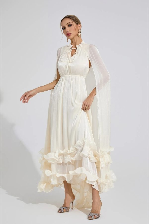 mali white ruffle maxi dress 15