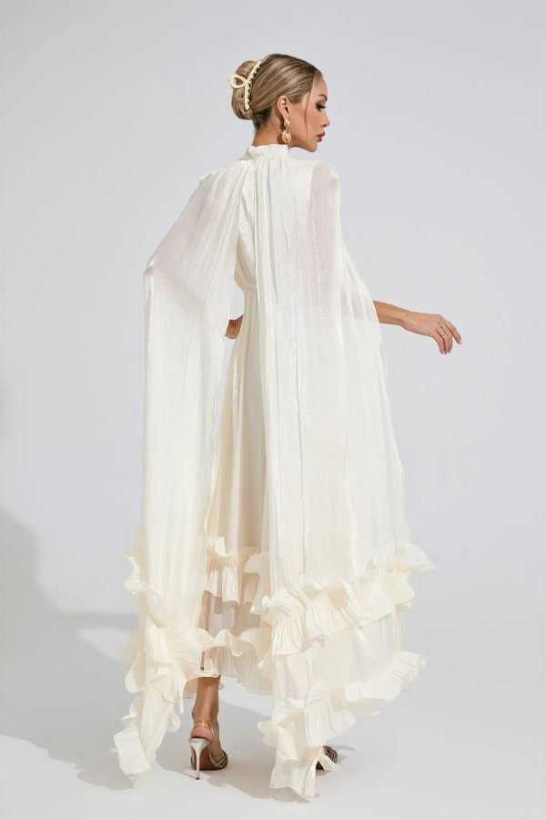 mali white ruffle maxi dress 16