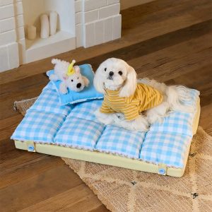 play & rest all in one double layer comfortable washable dog bed 11