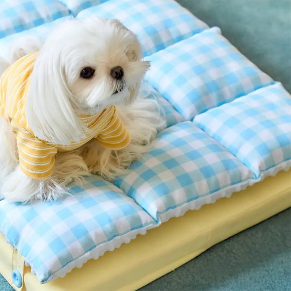 play & rest all in one double layer comfortable washable dog bed 16