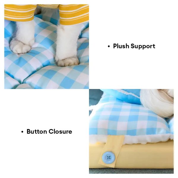 play & rest all in one double layer comfortable washable dog bed 19