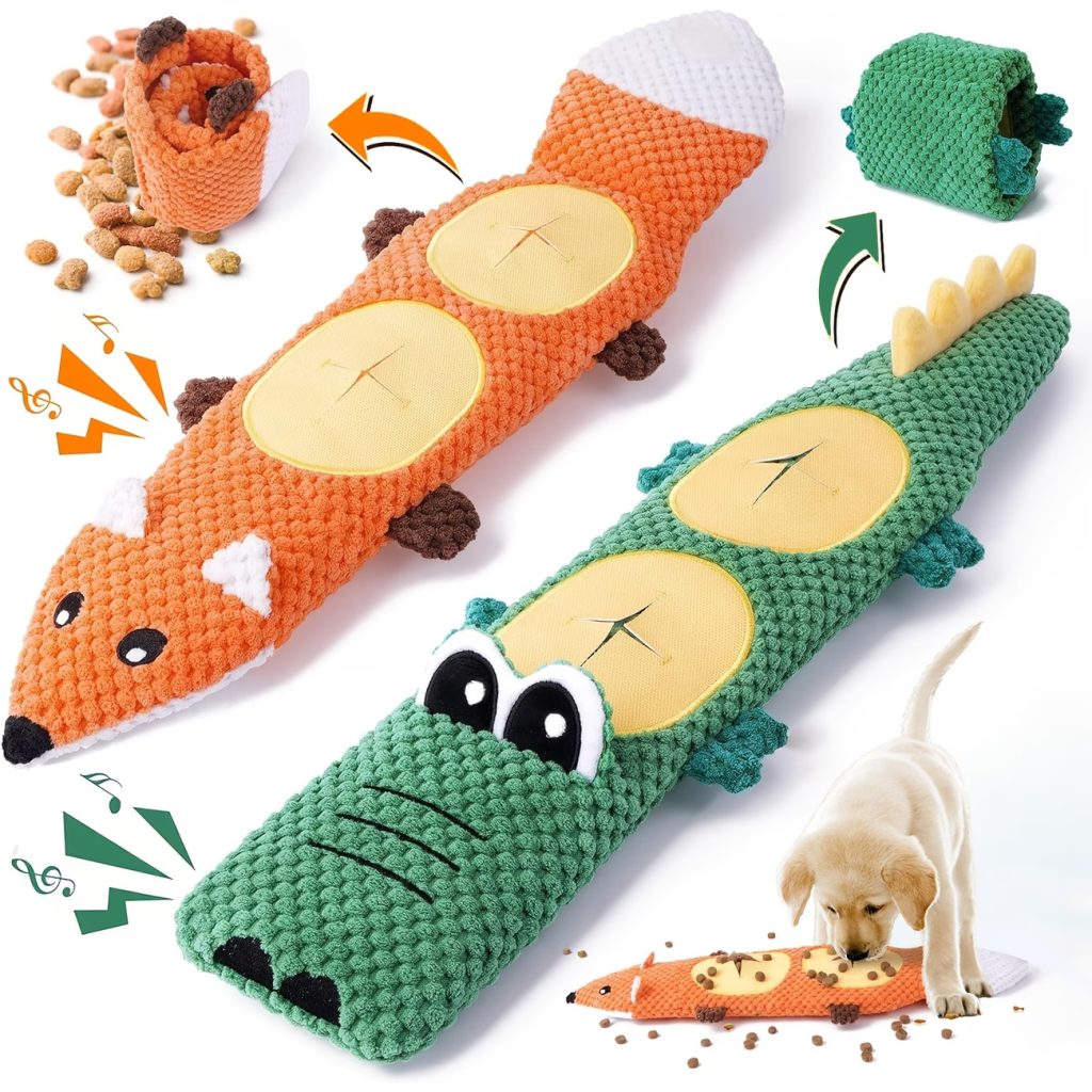 2pcs heavy duty squeak chew toys 11