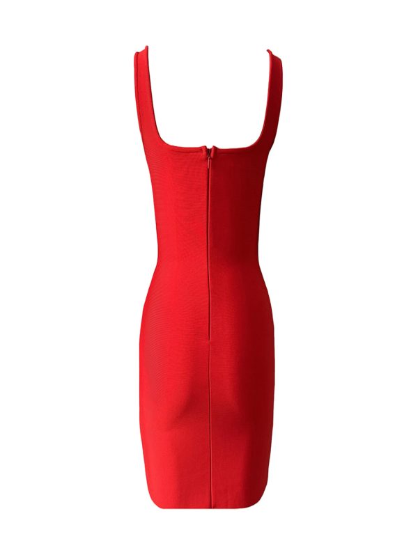 aklera crystal fringe bandage mini dress 19