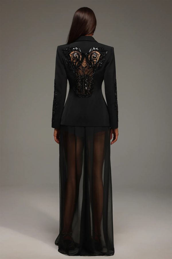 demri two piece blazer set 22