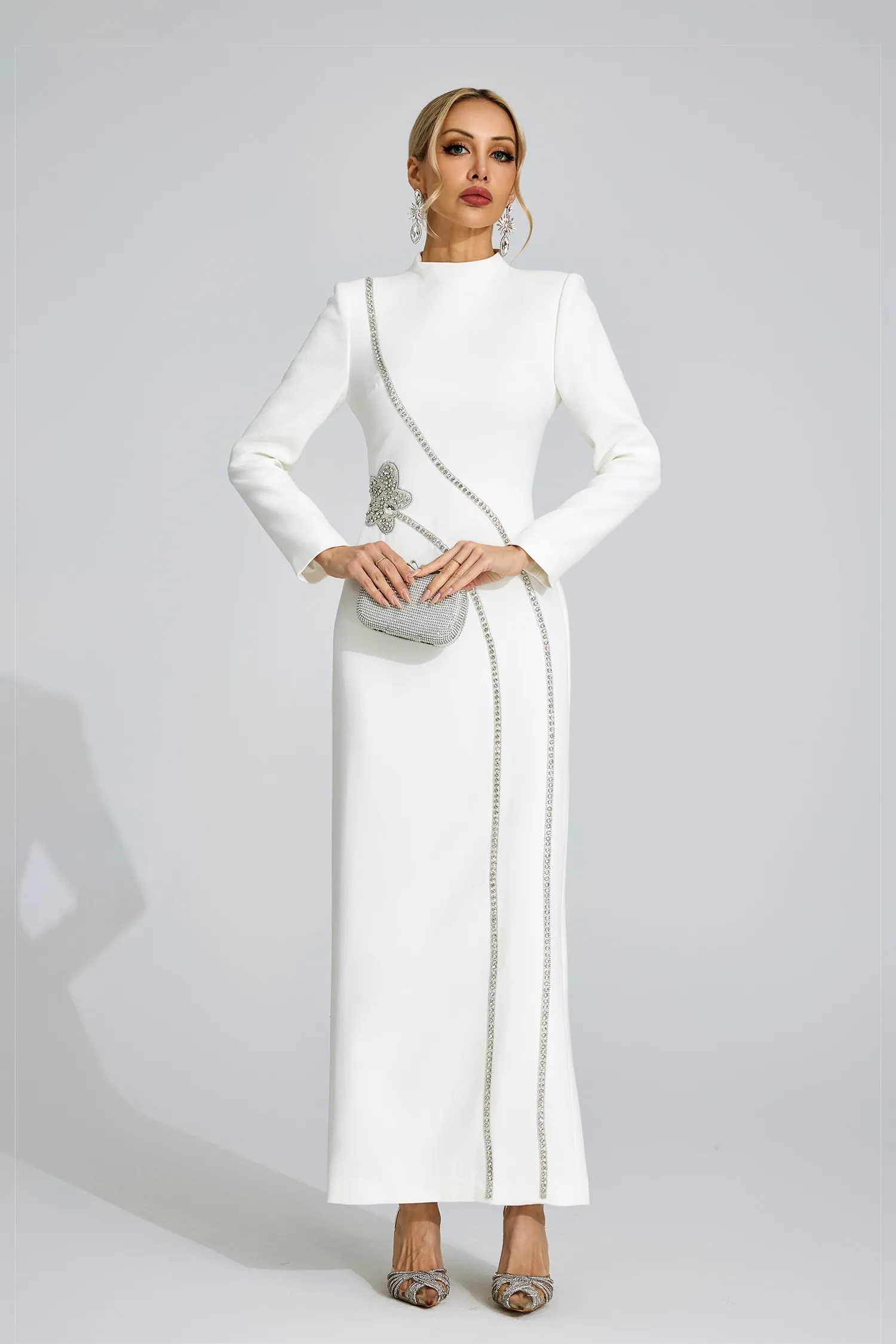 eluned white diamond maxi dress 11