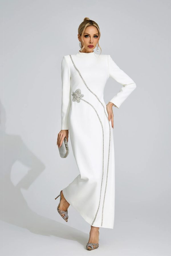 eluned white diamond maxi dress 13