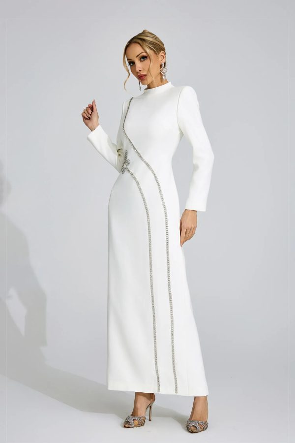 eluned white diamond maxi dress 15