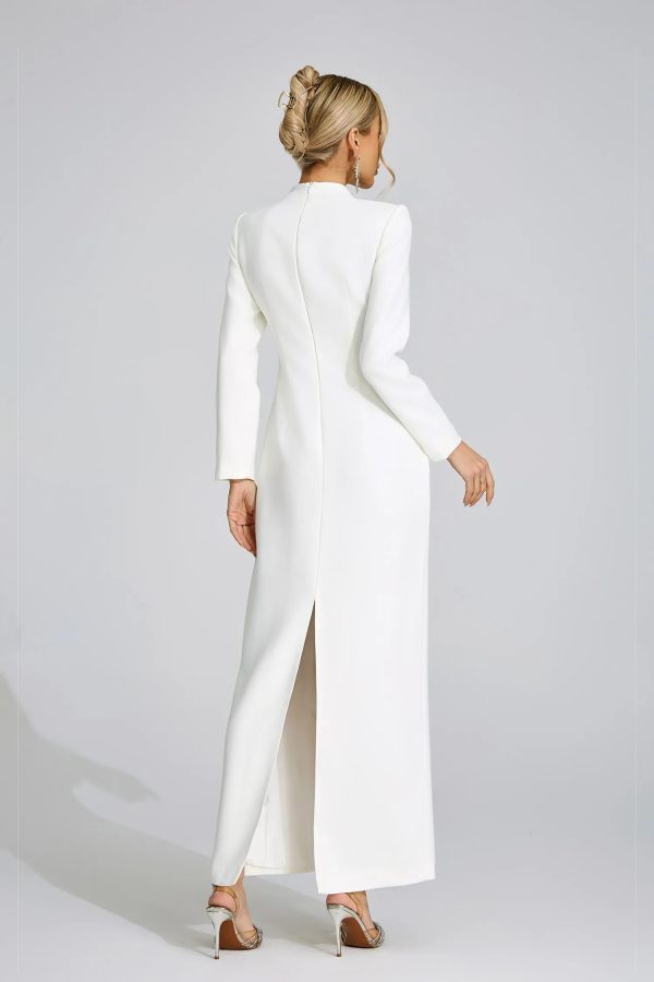 eluned white diamond maxi dress 16