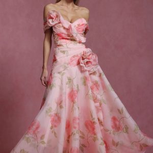 jussi flowers flounce maxi dress 11