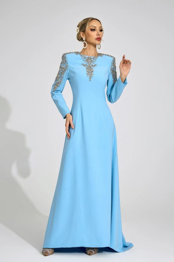lucinda blue diamond maxi dress 14
