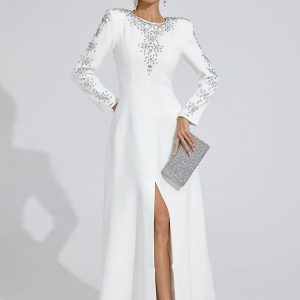 lucinda white diamond maxi dress 11