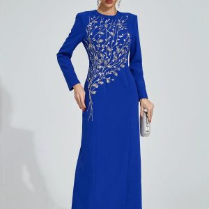 ombrie blue diamond maxi dress 11
