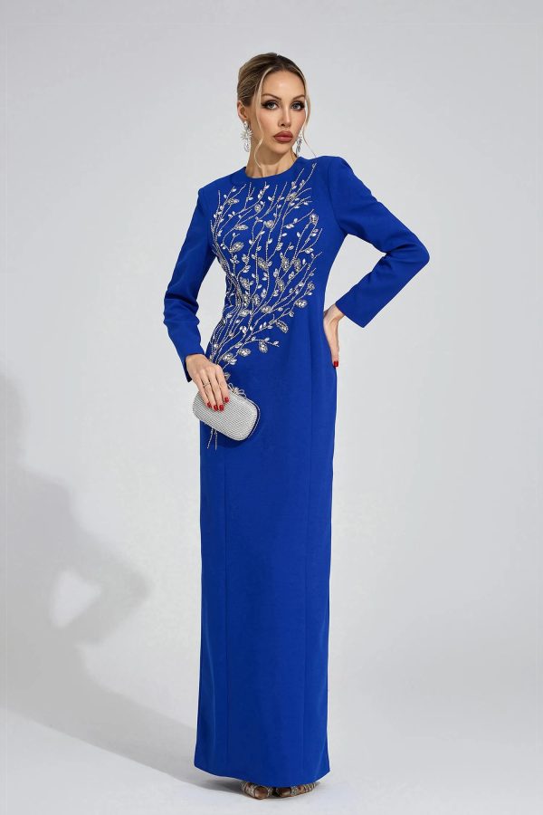 ombrie blue diamond maxi dress 12
