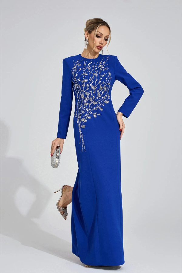 ombrie blue diamond maxi dress 13