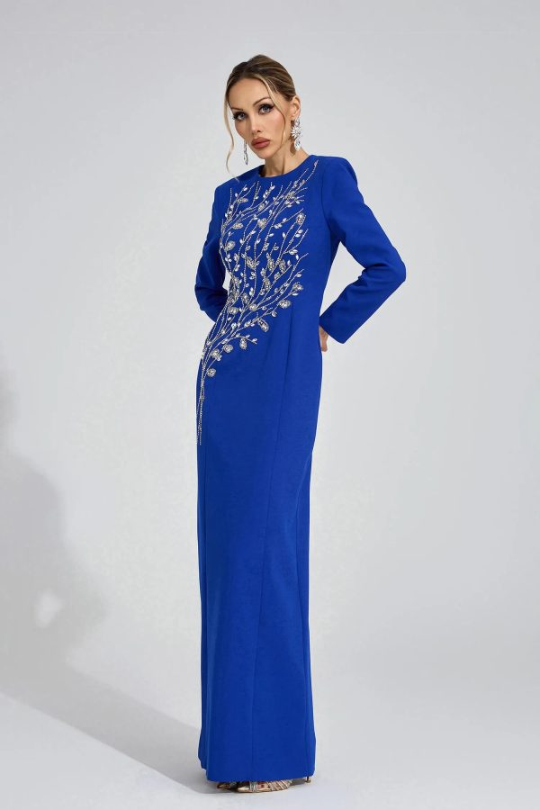 ombrie blue diamond maxi dress 15