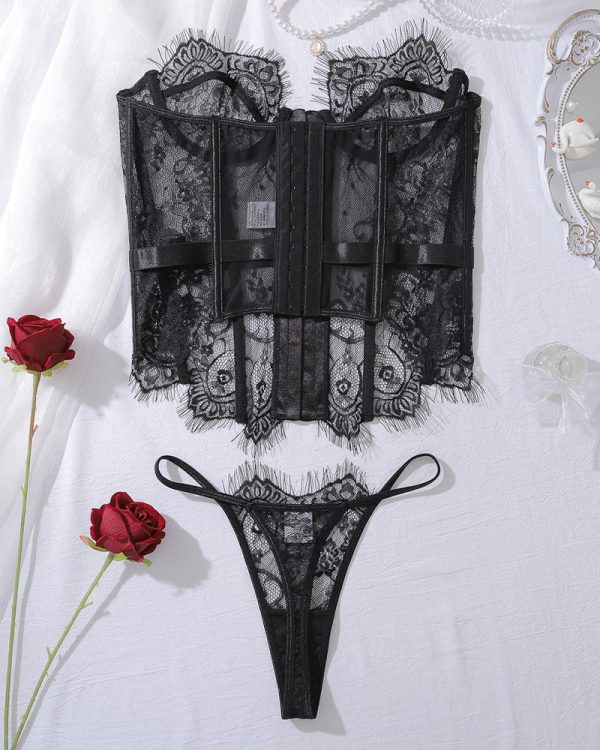 sexy lace two piece lingerie set 15