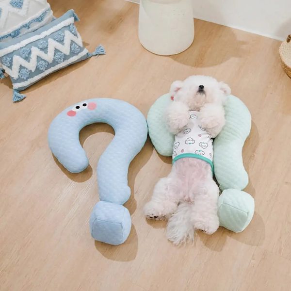 cooling ice silk question mark pillow 12