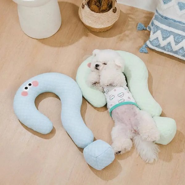 cooling ice silk question mark pillow 13