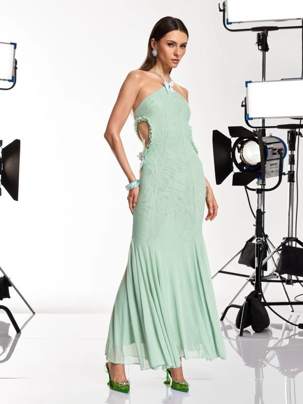dacia halterneck butterfly maxi dress 14