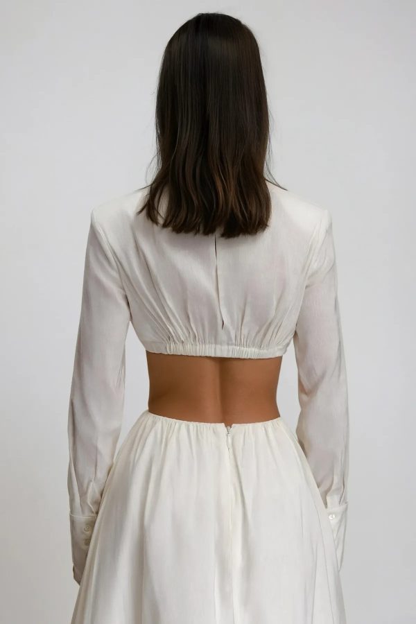 diklah long sleeve crop skirt set 15