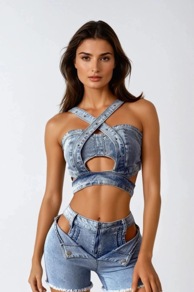 dori two piece denim set 11