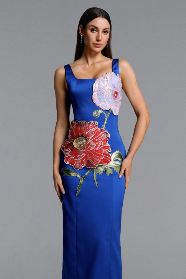 doryqor embroidered flower maxi dress in blue 12