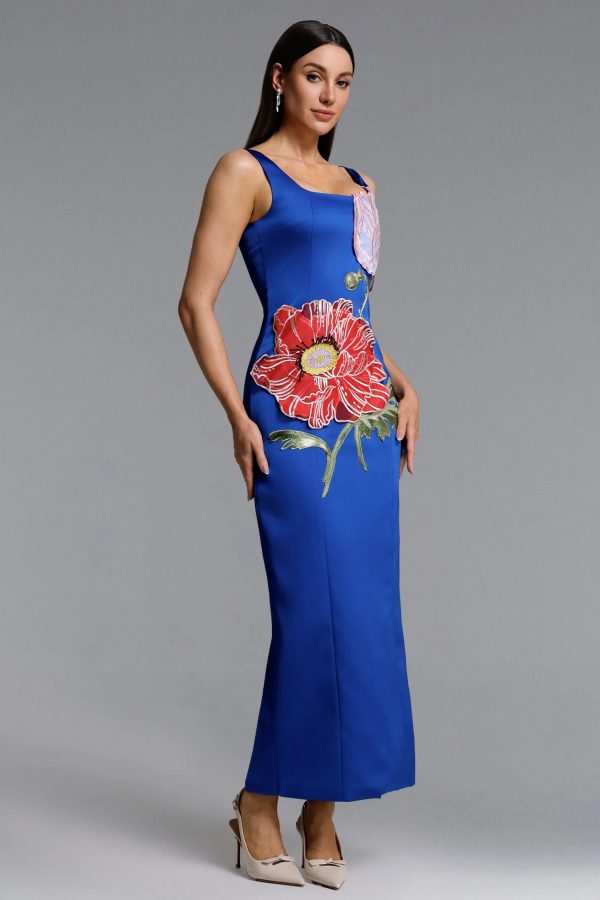 doryqor embroidered flower maxi dress in blue 14