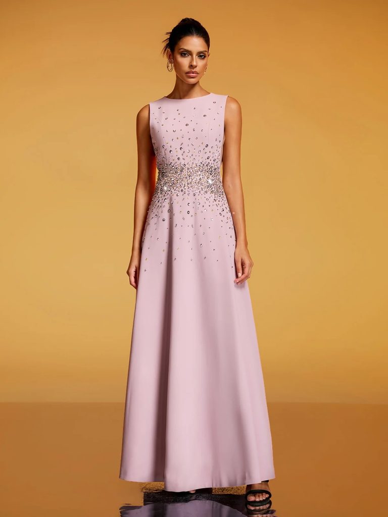 felan sleeveless rhinestone maxi dress 11